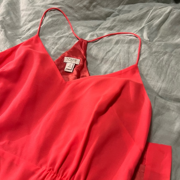 J. Crew Midi Dress Size 4 in Hot Pink - Picture 2 of 4